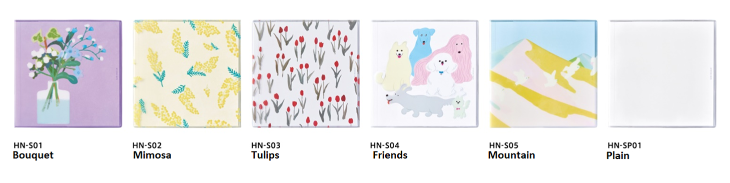 スクエアサイズラインアップ